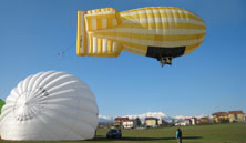 flying near Mondovi, Italy